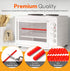 Silicone Oven Rack Shields Guards - Heat Resistant Rack Protector Stove Guards for Range Side Heat Shield for Toaster Oven Protect Against Burns a...