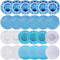 SIQUK 24 Packs Car Polisher Pad Bonnets 5 to 6 Inch Polishing Bonnet with 12 Packs Microfiber Bonnets 4 Packs Waxing Bonnet 6 Packs Non-Woven Buff...