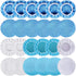 SIQUK 24 Packs Car Polisher Pad Bonnets 5 to 6 Inch Polishing Bonnet with 12 Packs Microfiber Bonnets 4 Packs Waxing Bonnet 6 Packs Non-Woven Buff...