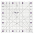 The Quilted Bear Quilting Rulers - Transparent Acrylic Non Slip Quilting, Patchwork & Sewing Ruler with Clear Black Lines & 30, 45 & 60 Degree Ang...