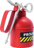 PROLUBE 41430 Steel PT-Type Oil Can, 200ml in Red, Includes 5 Rigid and 6 Flexible Spouts...