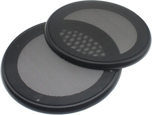2 Pcs Round Ceiling Speaker Grill Covers for 6.5 Inch Speaker with Screws (Black)...