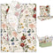 Generic AnyDesign 100 Sheets Floral Tissue Paper Vintage Wildflower Gift Wrapping Paper Butterfly Flower Printed DIY Art Craft Paper for Spring We...