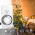 HBN Indoor Timers for Electrical Outlets,24 Hour Mechanical Outlet Timer,Dual Outlets,15 Minute Intervals,2 Polarized Outlets,Heavy Duty Daily On/...