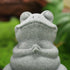 Frog Stone Statue Decor, Yoga Zen Pose Meditation Accessories Cute Figurines Frog Gifts Garden Decor Desk Decorations...