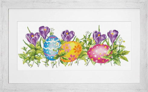 Luca-S Counted Cross Stitch kit Crocus, 33x13cm, DIY...
