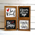 16 Piece Inspirational Word Stencil Set, Stencils for Painting on Canvas - Quotes Include Live, Laugh, Love, Inspire and Hope - Stencils for Paint...