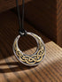 HAQUIL Celtic Triquetra Necklace, Celtic Trinity Knot Charm Amulet Pendant,Celtic Jewelry Gift for Men and Women...