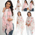 Rose Fashion Birth Flower Scarf For Women Christmas Scarf Shawls And Wraps Birthday Gifts Set Box For Mum/Grandma/Bridesmaid Unique Winter Idea We...