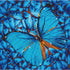 DIAMOND DOTZ ® - Flutter by Blue, Partial Drill, Round Dotz, Diamond Painting Kits, Diamond Art Kits for Adults, Gem Art, Diamond Art, Kits, 12"x1...