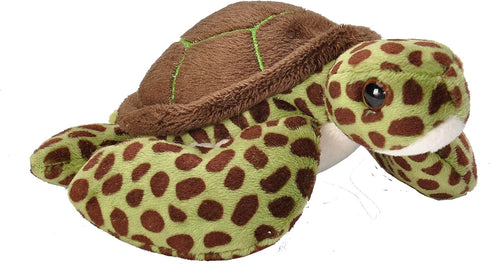 Wild Republic Pocketkins Eco Green Sea Turtle, Stuffed Animal, 5 Inches, Plush Toy, Made from Recycled Materials, Eco Friendly...