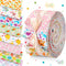 Peryiter 40 Pcs Cotton Jelly Fabric Roll Quilting Strips Different Patterns Patchwork Craft Sewing Supplies for Quilters Crafting Sewing DIY Craft...