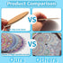 Benvo 8 Pcs Diamond Painting Coasters Kit Mandala Cup Coasters DIY Diamond Art Kits with Diamond Painting Pens, Holders, Cork Base for Beginners A...