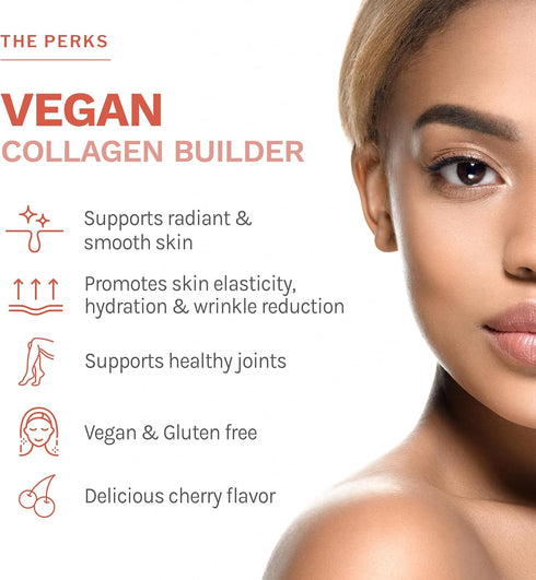 Reserveage Vegan Collagen Builder Gummies with Astaxanthin & Vitamin C - Antioxidant Supplement for Skin Elasticity & Hydration - Joint Support Su...