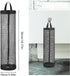2 Pcs Plastic Bag Holder, Reusable Wall Mount Grocery Bag Holder Mesh Hanging Storage Bag Dispenser Trash Bag Organizer for Home Kitchen Camper - ...
