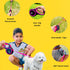 Dog Leash Retractable,Sturdy, Heavy-Duty, Tangle-Free, Soft,Anti-Slip Handle & Easy One Hand Brake for Puppy, Small, Medium, Large Breeds Dogs (Pi...