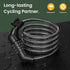 Titanker Bike Lock Cable, 4 Feet Bike Cable Lock Basic Self Coiling Kids Bike Lock Combination with Complimentary Mounting Bracket, 5/16 Inch Diam...