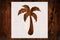 4-Inch Palm Tree Style Design Stencil, Reusable Mylar Cutout for Sign Art, Crafts & DIY Projects...
