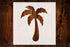 4-Inch Palm Tree Style Design Stencil, Reusable Mylar Cutout for Sign Art, Crafts & DIY Projects...