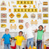 Outus 47 Pcs Construction Bulletin Board Set Construction Theme Cutouts Tools for Success Classroom Decorations for Kid Students Back to School Gi...