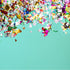 Jumbo Mylar Rainbow Foil Confetti - Glittering Metallic Confetti for New Year's, Surprises, Birthdays, Photoshoots, Engagements, and Weddings (300...