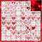 Small Heart Stencils for Painting on Wood Stone Reusable Love Stencils for Adults on Wood Fabric Rock Card Art Paint Wall Furniture Home Decor...