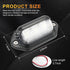 LivTee Waterproof 12V License Plate LED Light, for RV Camper Truck SUV Trailer Van, Step Courtesy & Cargo Lights, Xenon White (2PCS)...