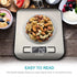 Ultrean Food Scale, Digital Kitchen Scale Weight Grams and Ounces for Baking Cooking and Meal Prep, 6 Units with Tare Function, 11lb (Batteries In...