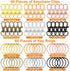 120pcs Key Chain Clip Hooks, Evatage Swivel Clasps Lanyard Snap Hook with Key Rings, Keychain Hooks for Lanyard, Purse and Crafting...