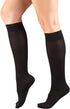 Truform Compression Socks, 15-20 mmHg, Women's Dress Socks, Knee High Over Calf Length, Black Diamond Knit, Medium...
