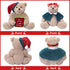 2pcs Plush Teddy Bear, 11.7" TGift Stuffed Bears in Diffrent Styles, Soft Cute Stuffed Animals, Vintage Christmas Teddy Bear Plush Gifts for Girls...