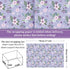 JarThenaAMCS Spring Lavender Floral Wrapping Paper - Not Roll - Purple Flower Gift Wrap Paper Folded Flat Assorted DIY Craft Art Paper for Wedding...