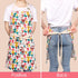 Cute Apron with 2 Pockets for Women, Adjustable Neck Strap and Long Waist Ties Cotton Cooking Baking Aprons, Use as a Kitchen and Chef Apron, Arti...