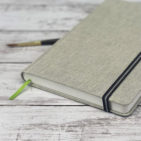 Handbook Journal Co. Watercolor Sketchbook - Pocket Panorama 3.5 x 8.25 in. 140 lb/ 300 gsm Cold Press Paper - European Linen-Bound Hardcover, 30 ...