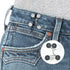 EAEDMY 60PCS Pants Waist Tightener for Jean, Adjustable Pants Button Tightener for Loose Jeans or Skirts, Pants Clips to Tighten Waist, Button Pin...