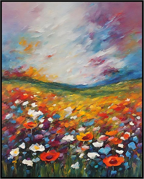 Posterizer 1 pcs-floral- plants design for nature lovers-oil painting style 8-Floral & Botanical Art-Landscape & Nature Art-Decor for Home & Offic...