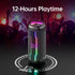 Bluetooth Speakers, Portable Bluetooth Speakers Wireless with 20W Loud Stereo Sound, IP7 Waterproof Shower Speaker Colorful Flashing Lights, Built...