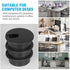 1-3/8" Black Desk Grommet with Bi-Metal Hole Saw, JTemgle Plastic Cable Hole Cover Computer Table Cord Wire Organizer Caps, Desktop Cord Managemen...