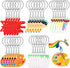 Tudomro Art Paint Party Favors Keychain Art Paint Splatter Palette Brush Keychain for Kids Artist Party Gift Supplies...