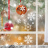 Christmas Snowflake Stencil Template, Reusable Plastic Craft Drawing Painting Stencil Journal Template for Window Glass Wall Door Card Scrapbook N...
