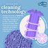 Pure-Sky Ultra Microfiber Cleaning Sponge – 2-in1, Combination for Glass and Multipurpose – JUST ADD Water No Detergents Needed – Use for Windows,...