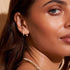 Stud Earrings for Women, Dainty Gold Earrings Set 14k Gold Plated Small Hoop Earrings for Women Hypoallergenic Earring Sets for Multiple Piercing ...