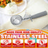 4 oz Ice Cream Scoop with Trigger Release #8 – Stainless Steel Versatile Tool for Baking, Cookies and Desserts Spoons, Easy-to-Clean, Dishwasher-S...
