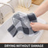 Homaxy 100% Cotton Waffle Weave Check Plaid Dish Cloths, 12 x 12 Inches, Super Soft and Absorbent Dish Towels Quick Drying Dish Rags, 6-Pack, Whit...