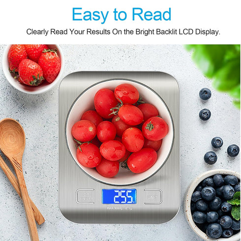Food Scale, Kitchen Scale, Gram Scale, Digital Food Scale, Weight Scale, Digital Scale, Coffee Scale, Scales Digital Weight Grams, Digital Kitchen...