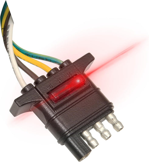 Hopkins Towing Solutions 48133 24" LED Test 4-Flat Trailer Side Wiring Connector...