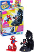 Marvel Stunt Squad Spider-Man vs. Venom Playset, 1.5-Inch Super Hero Action Figures, Marvel Toys for Kids Ages 4 and Up...