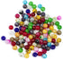 RUBYCA Assorted Mixed Round Druk Crackle Czech Crystal Glass Beads for Jewelry Making (8mm, 100pcs)...