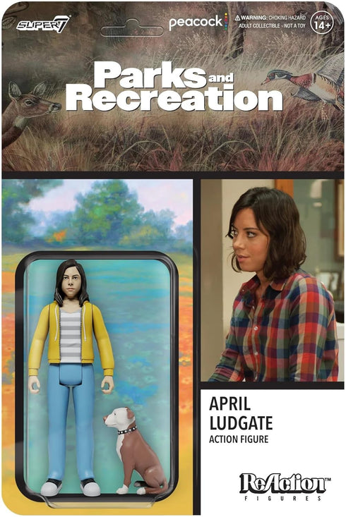 Super7 Parks and Recreation April Ludgate - 3.75" Parks and Rec Action Figure with Accessory Classic TV Show Collectibles and Pop Culture Toys...