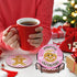 YLOLUL 8 PCS Christmas Diamond Art Coasters Gingerbread Man Diamond Art Coasters Kits with Holder Christmas DIY Coasters for Beginners, Adults, Ki...